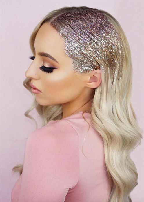 10 Ways Hair Sparkles Are The New Years Eve Hair Trend